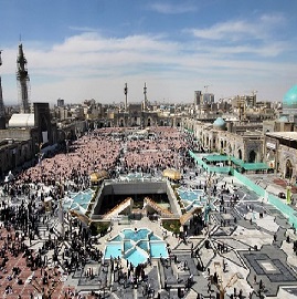 صحن جامع رضوی مشهد 