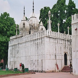 مسجد موتی دهلی هند 